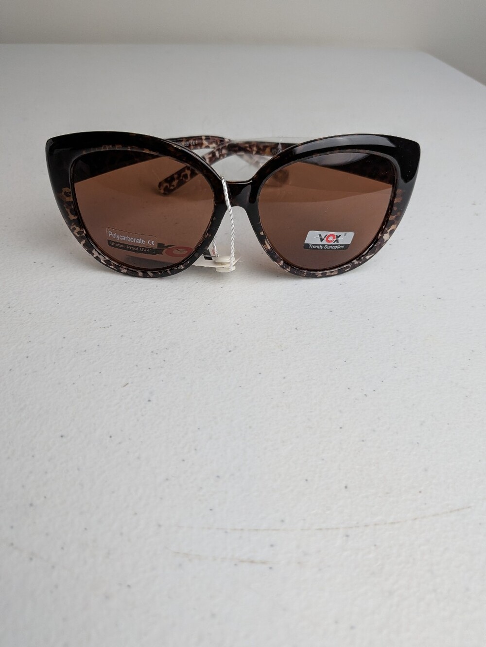 VOX Women's Brown Animal Print Trendy Sunoptics Sunglasses -